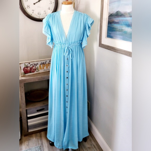NEW! Boho Long Gauze Maxi Dress - Picture 8 of 8